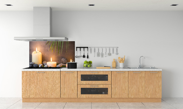 Panel do kuchni Palące się świece