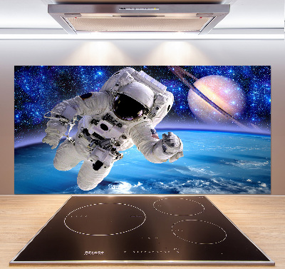 Glazen achterwand keuken Astronaut