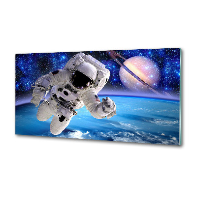 Glazen achterwand keuken Astronaut