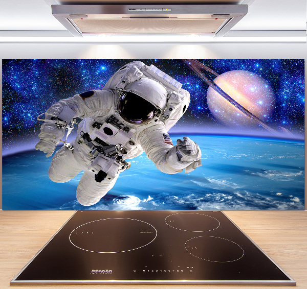 Glazen achterwand keuken Astronaut