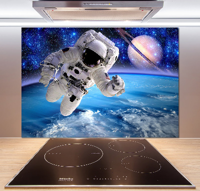 Glazen achterwand keuken Astronaut