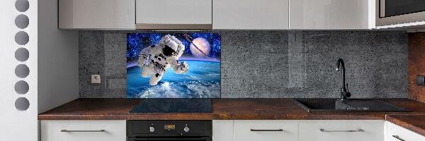 Glazen achterwand keuken Astronaut