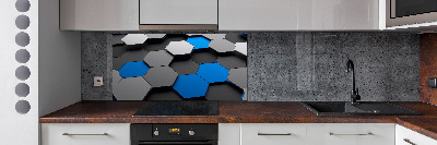 Panel do kuchni Abstrakcja 3D