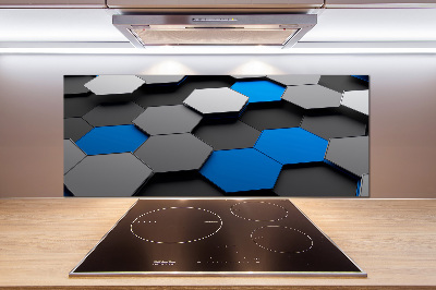 Panel do kuchni Abstrakcja 3D