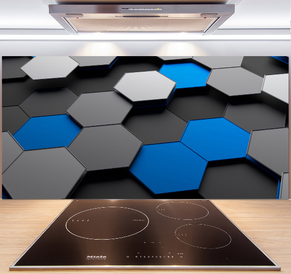 Panel do kuchni Abstrakcja 3D