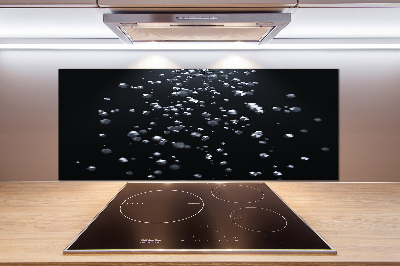 Glazen achterwand keuken 3D-abstractie