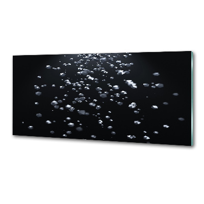 Glazen achterwand keuken 3D-abstractie