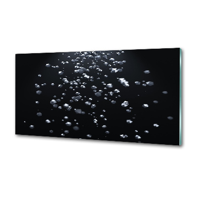 Glazen achterwand keuken 3D-abstractie