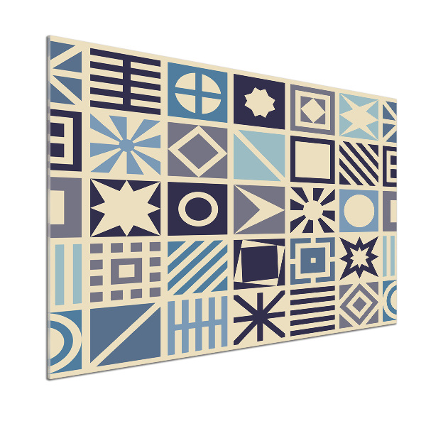 Achterwand keuken Geometrische achtergrond