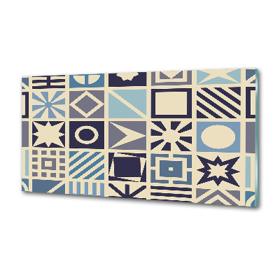 Achterwand keuken Geometrische achtergrond