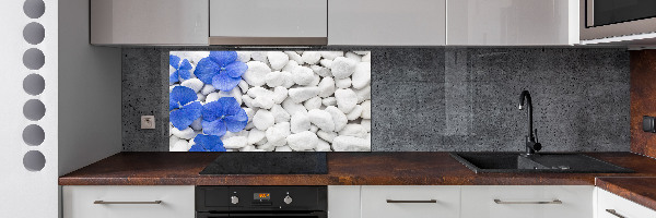 Spatplaat keuken Hortensia