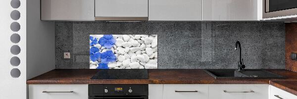 Spatplaat keuken Hortensia