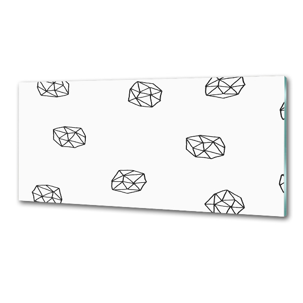 Spatscherm keuken Abstract patroon