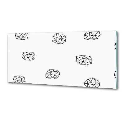 Spatscherm keuken Abstract patroon