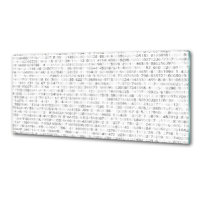 Panel dekor szkło Kod binarny