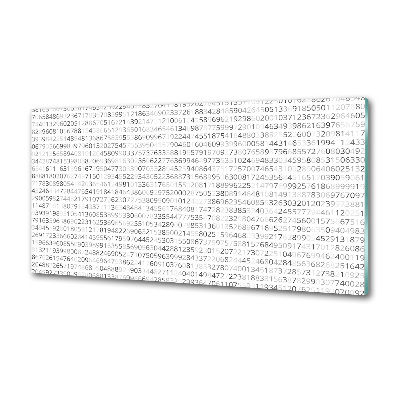 Panel dekor szkło Kod binarny