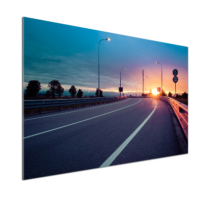 Panel dekor szkło Autostrada