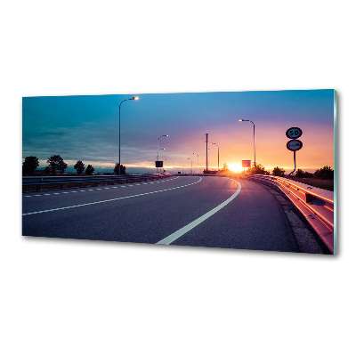 Panel dekor szkło Autostrada