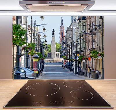 Spatplaat keuken Łódź, Polen