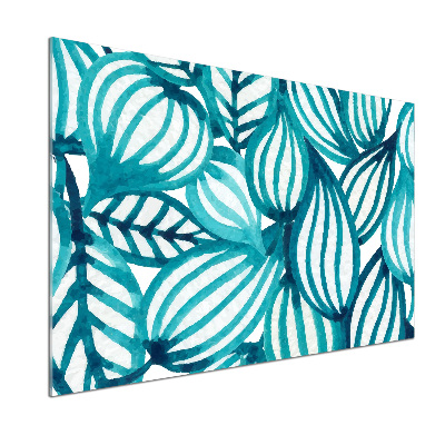 Spatscherm keuken Bloemenpatroon