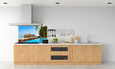 Panel lacobel Basen na Malediwach