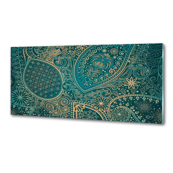 Glazen achterwand keuken Ornamenten achtergrond