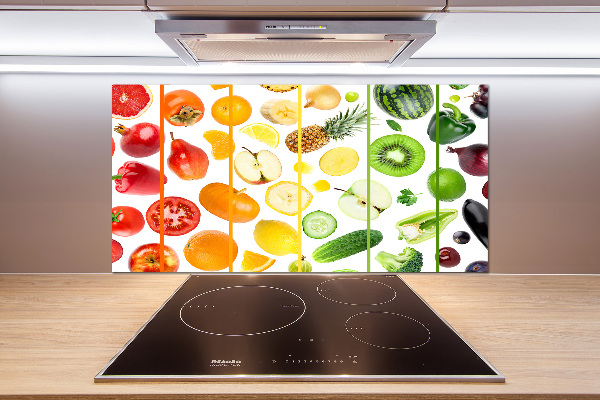 Achterwand keuken Fruit en groenten