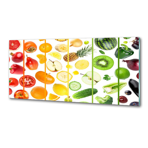 Achterwand keuken Fruit en groenten