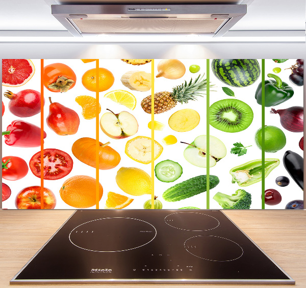 Achterwand keuken Fruit en groenten