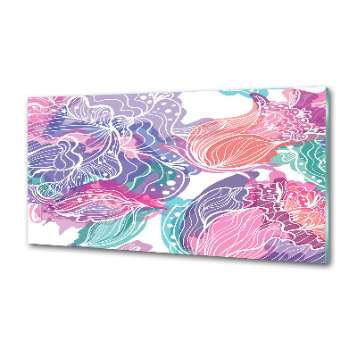 Panel do kuchni Magiczne kwiaty