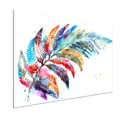 Panel do kuchni Kolorowe pióro