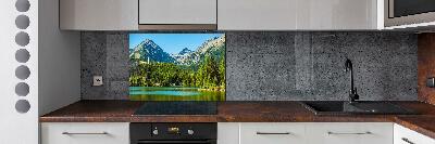 Panel do kuchni Jezioro w górach