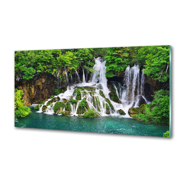 Panel do kuchni Wodospad w górach