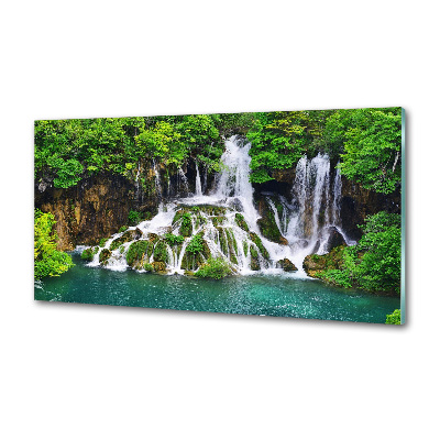 Panel do kuchni Wodospad w górach