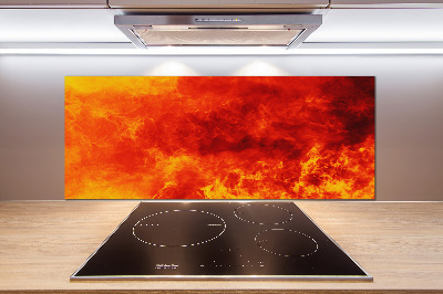 Spatplaat keuken Vlammen