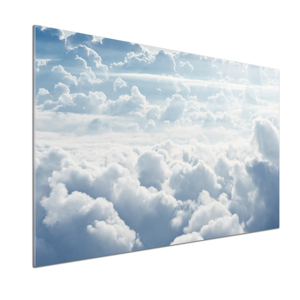 Panel lacobel Chmury z lotu ptaka