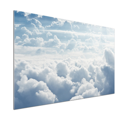 Panel lacobel Chmury z lotu ptaka