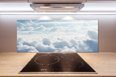 Panel lacobel Chmury z lotu ptaka