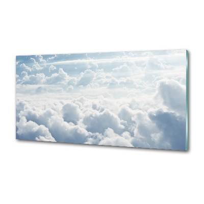 Panel lacobel Chmury z lotu ptaka