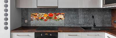 Glazen achterwand keuken Specerijenmengsel