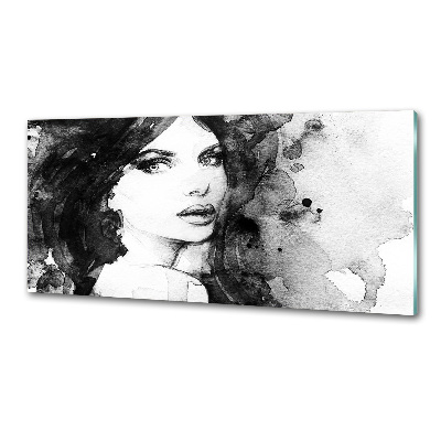 Panel do kuchni Kobieta portret