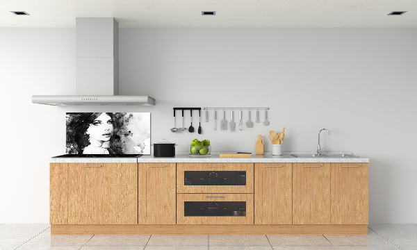 Panel do kuchni Kobieta portret