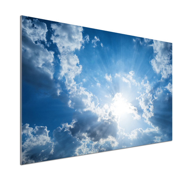 Panel do kuchni Chmury na niebie