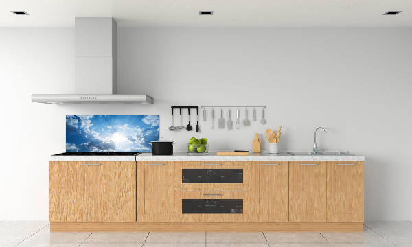 Panel do kuchni Chmury na niebie