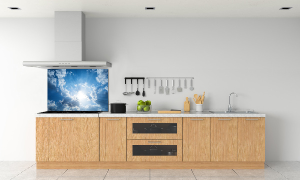 Spatplaat keuken Wolken aan de hemel