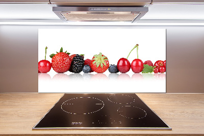 Panel do kuchni Owoce w rzędzie