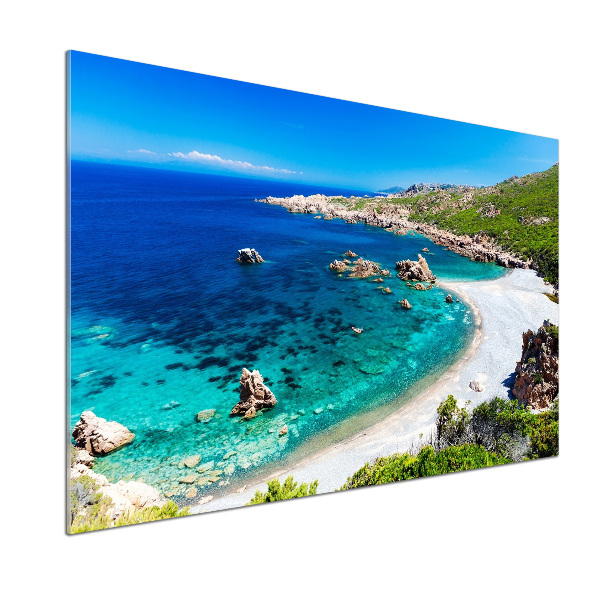 Glazen achterwand keuken Zeebaai