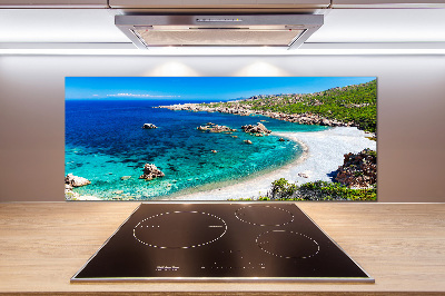 Glazen achterwand keuken Zeebaai