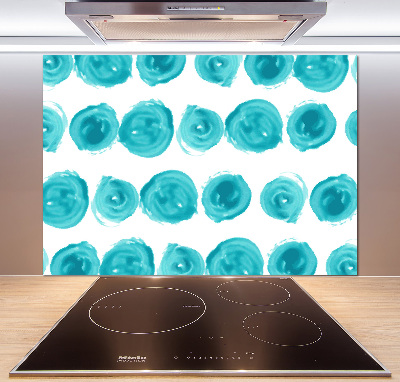 Panel szklany do kuchni Kropki