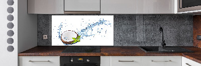 Keuken achterwand Kokosnoot en water